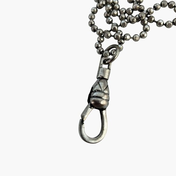 Lucky Brand Turquoise Silver Pendant Necklace Multi Way Charm Accents - Picture 13 of 16